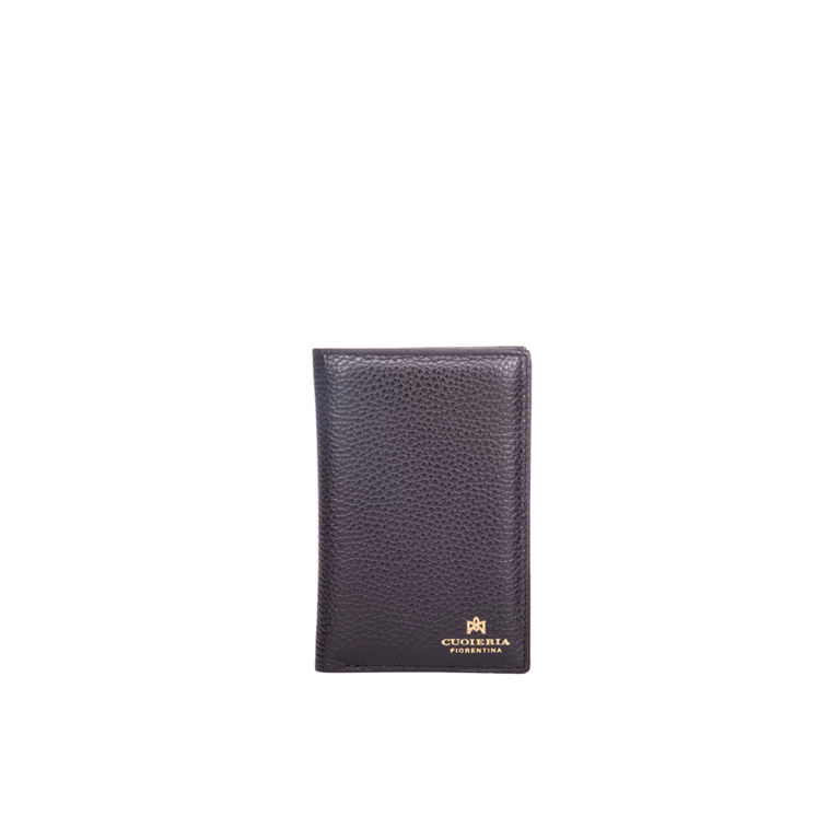 CUOIERIA CUOIERIA Velvet Portfolio Wallet, Black