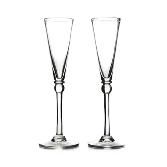 SIMON PEARCE Hartland Champagne Flute, Set of 2