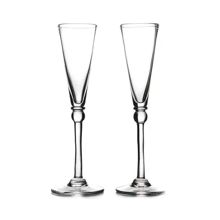 SIMON PEARCE SIMON PEARCE Hartland Champagne Flute, Set of 2