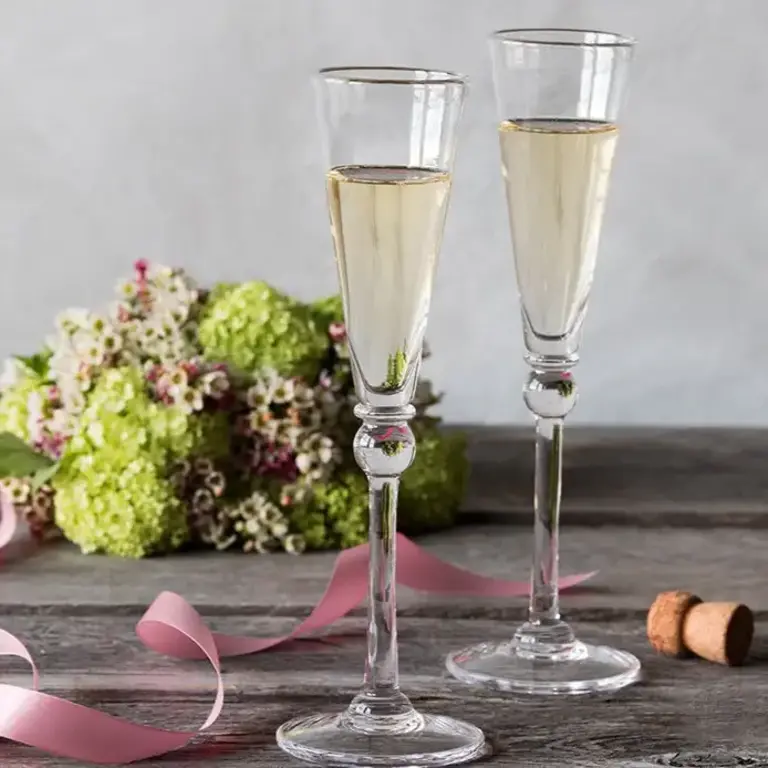 SIMON PEARCE SIMON PEARCE Hartland Champagne Flute, Set of 2