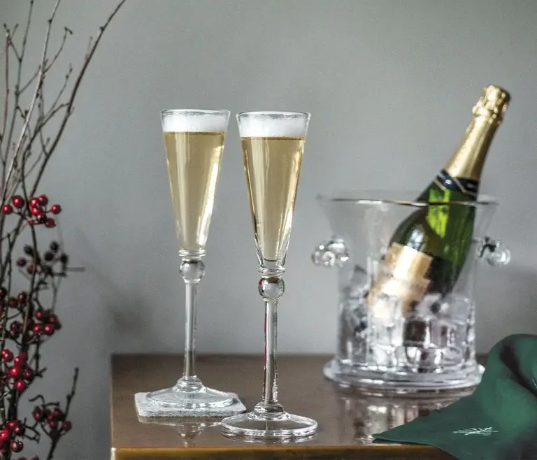 SIMON PEARCE SIMON PEARCE Hartland Champagne Flute, Set of 2