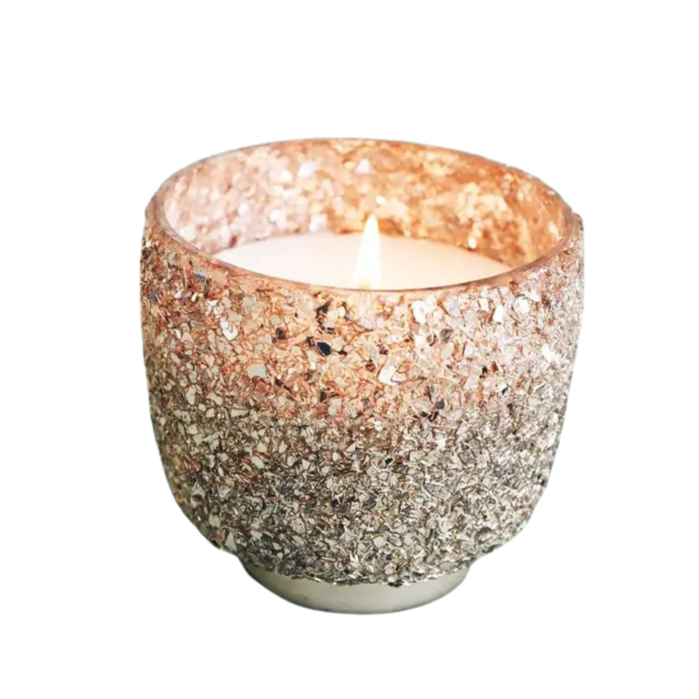 MERSEA MER-SEA Holiday  Sea Pines Glitter Candle, 10 oz