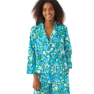 MERSEA Over the Cotton Moon Ranunculus PJ Set