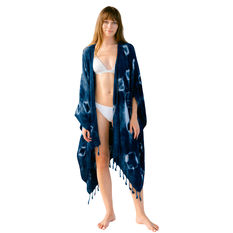 MERSEA MER-SEA Shibori Beach Wrap