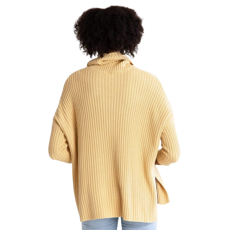 MERSEA MERSEA New Yorker Ribbed Cowl Sweater