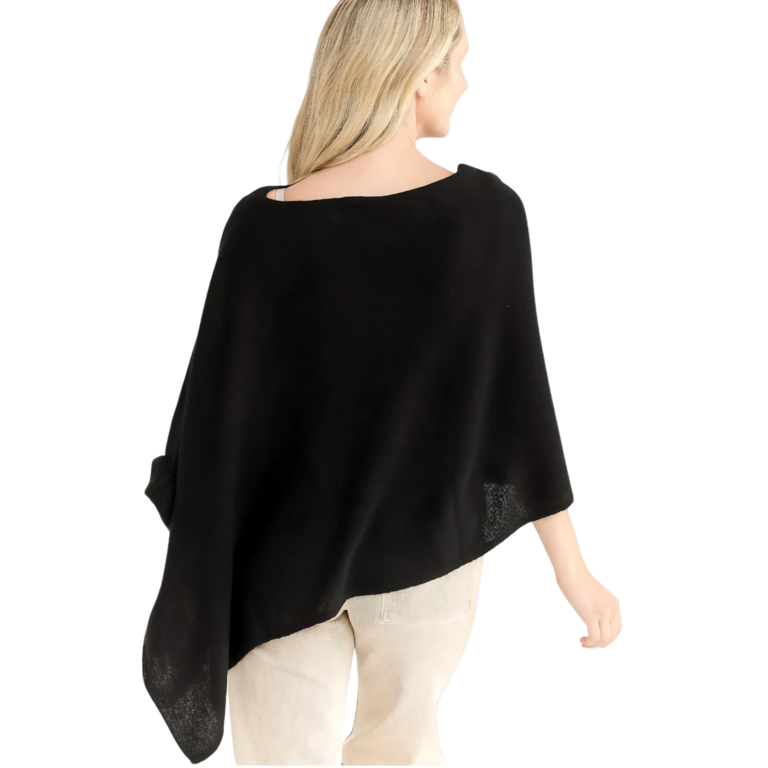 ALASHAN ALASHAN  100% Cashmere Topper, Ebony