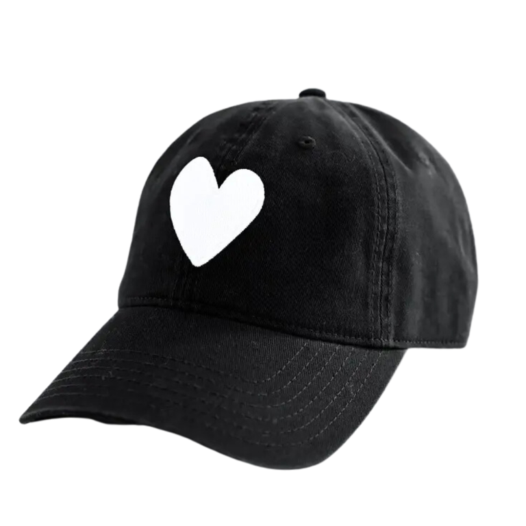 KERRI ROSENTHAL KERRI ROSENTHAL Heart Patch Baseball Hat