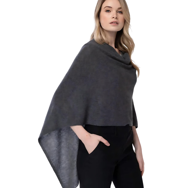 ALASHAN ALASHAN  100% Cashmere Topper, Graphite