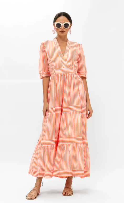 OLIPHANT OLIPHANT V-Neck Maxi Dress