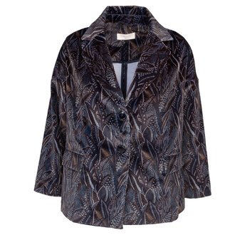 CIRCOLO 1901 Foliage Velour Jacket