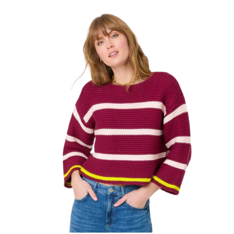 KERRI ROSENTHAL KERRI ROSENTHAL  Kaia Stripe Sweater