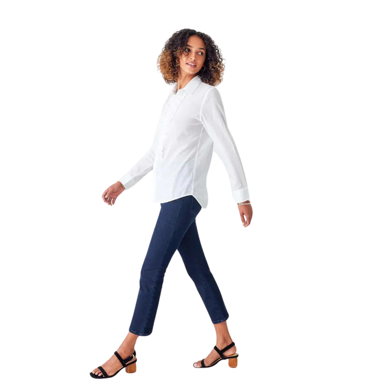 MERSEA MERSEA  Voyageur Tuxedo Ruffle Shirt