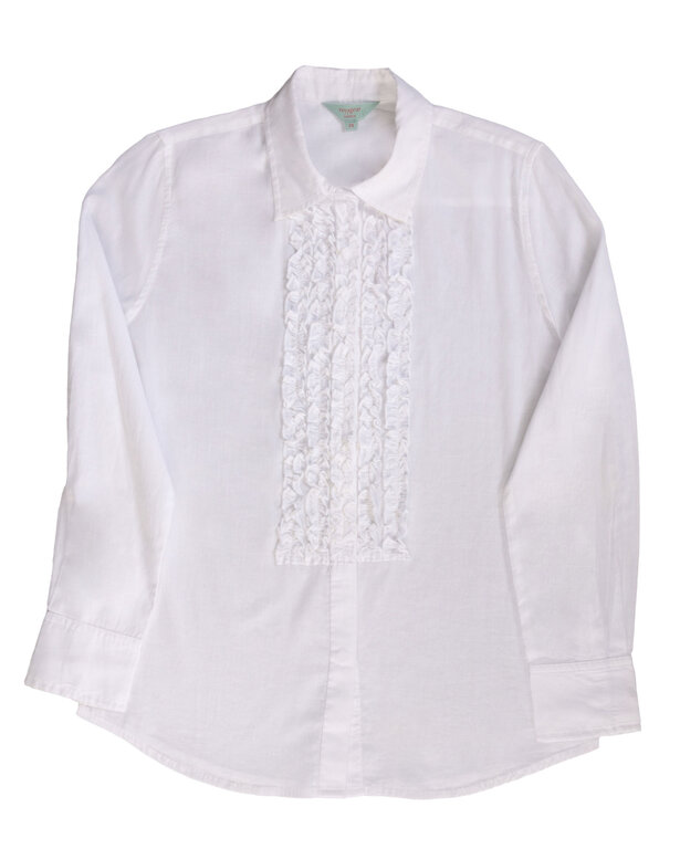MERSEA MERSEA  Voyageur Tuxedo Ruffle Shirt