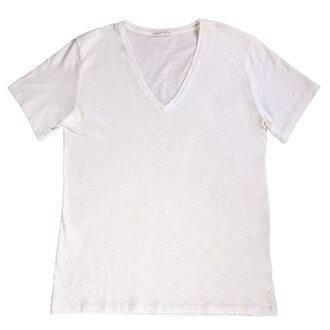 ANONYM Slub Knit  V Neck Tee