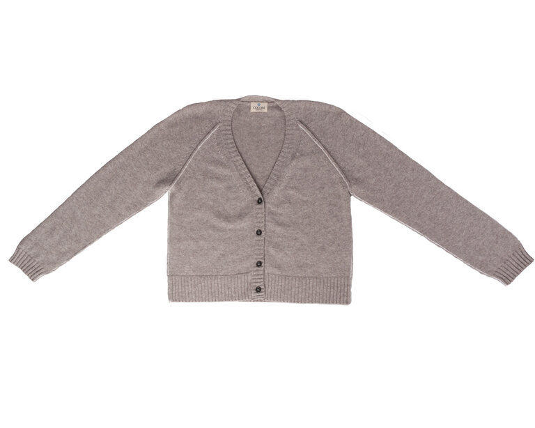 COLORI COLORI Cashmere Cropped Cardigan