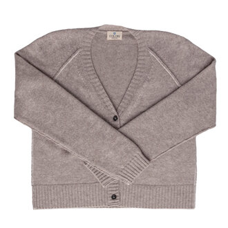 COLORI Cashmere Cropped Cardigan