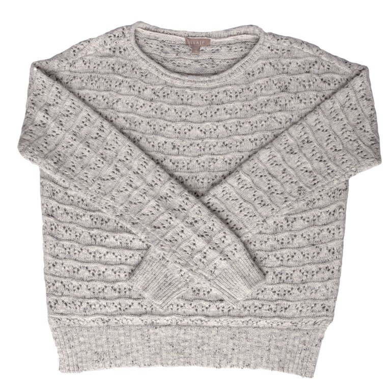 LILLA P LILLA P Pointelle Boatneck Sweater