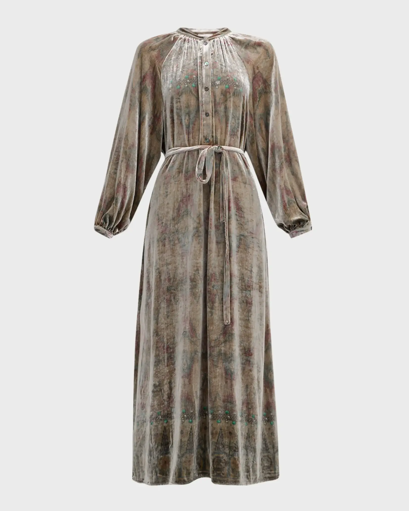 Pierre-louis Mascia Pierre-louis Mascia Velvet Maxi Dress
