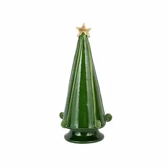 VIETRI Foresta Green Medium Tree with Swirl