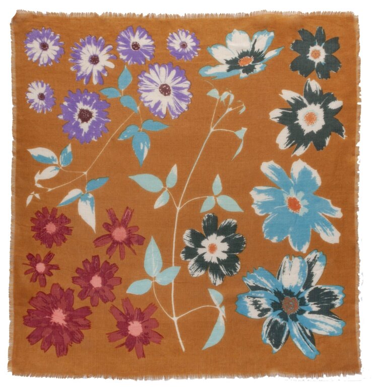 EPICE EPICE Wool Blend Print Scarf, 70 x 70cm