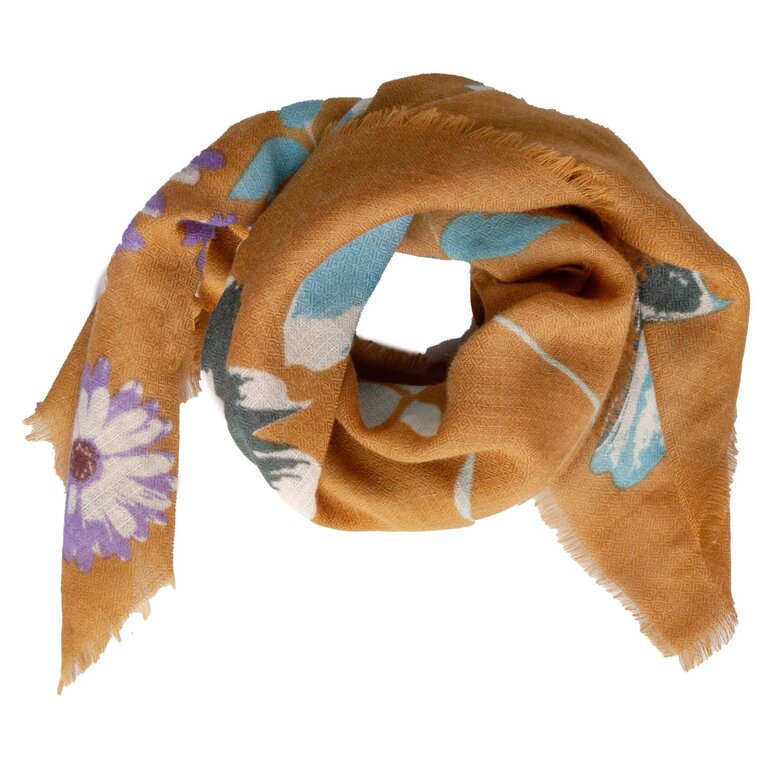 EPICE EPICE Wool Blend Print Scarf, 70 x 70cm