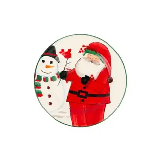 VIETRI Old St. Nick Salad Plate