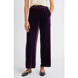 EILEEN FISHER Velvet Wide Ankle Pant