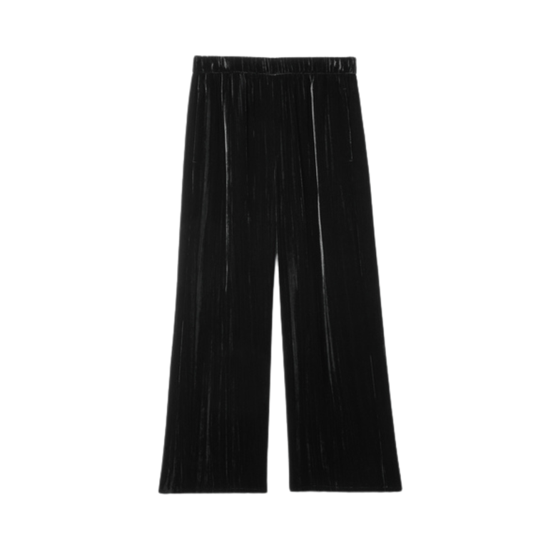 EILEEN FISHER EILEEN FISHER Crushed Velvet Wide Ankle Pant