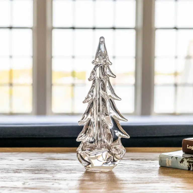 SIMON PEARCE SIMON PEARCE Vermont Evergreen Tree, 5 Sided, 14"