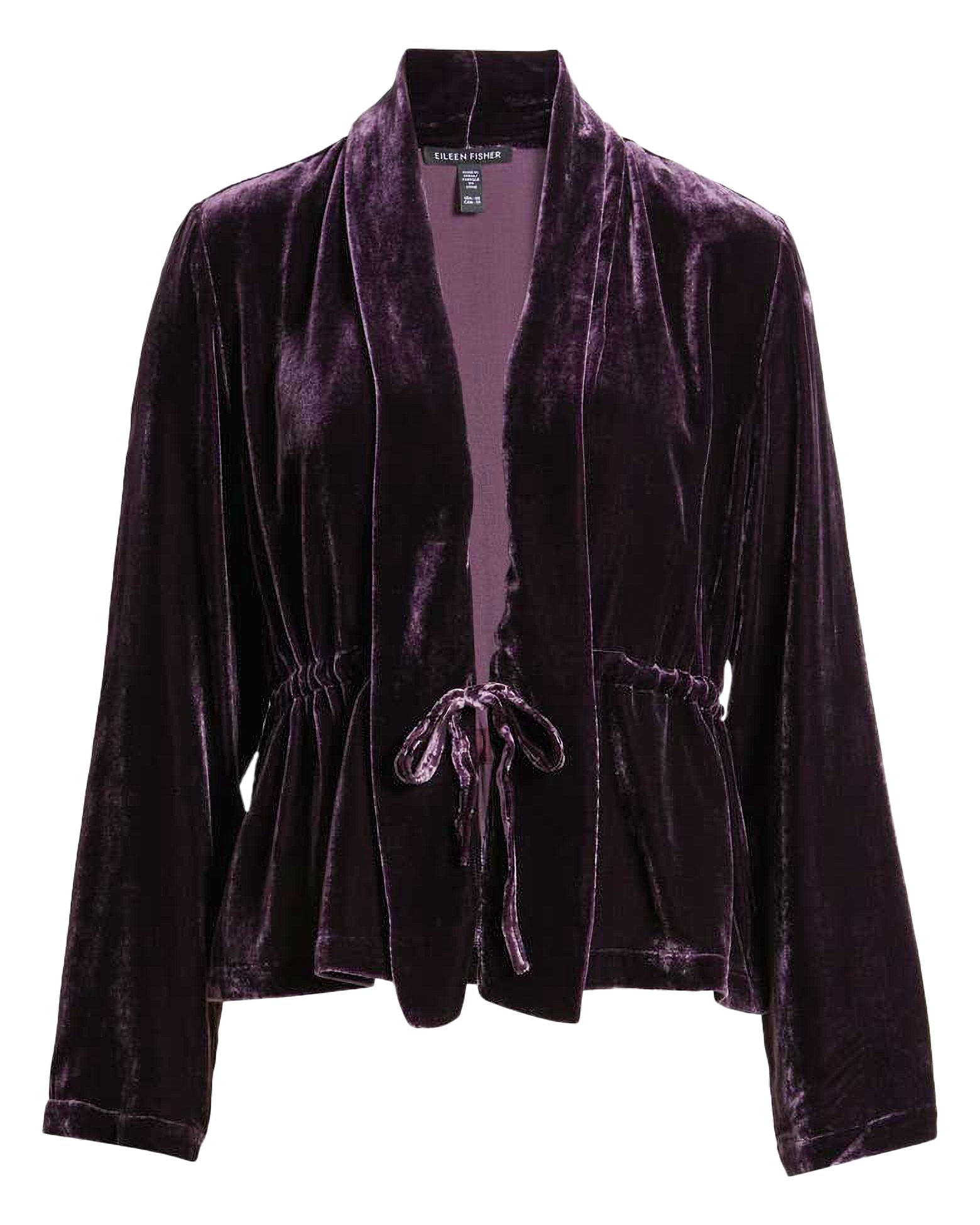 EILEEN FISHER Velvet High Collar Jacket, F4VL2-J5749M - Touch of Class