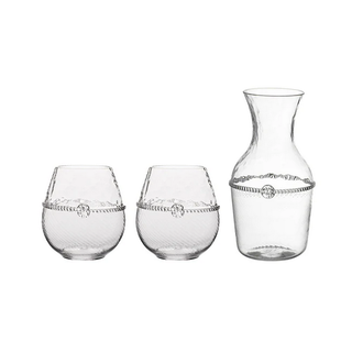 JULISKA Graham Carafe & 2 Stemless Red Wine