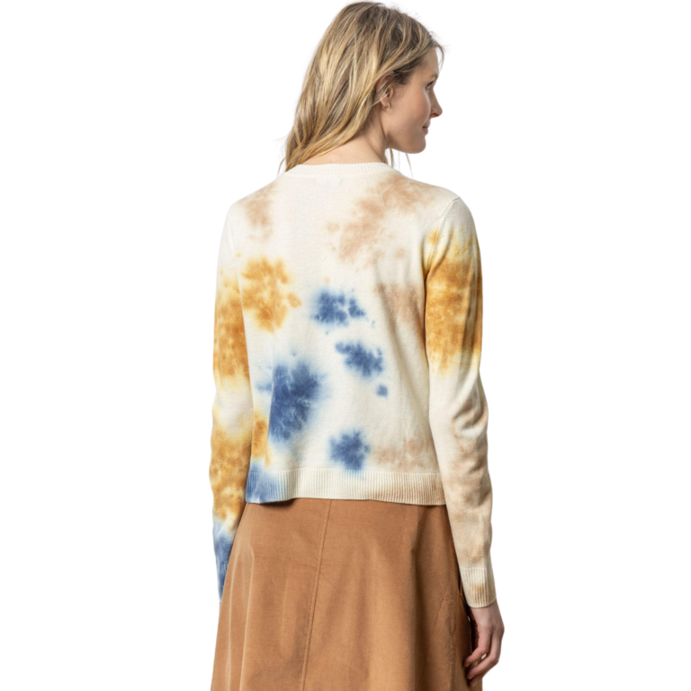 LILLA P LILLA P Tie Dyed Crewneck Sweater