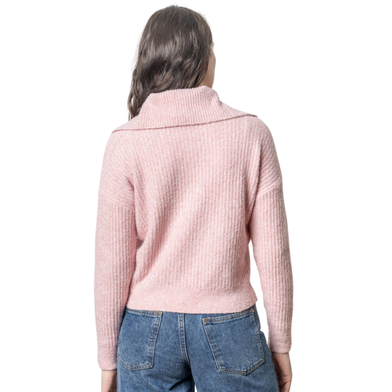 LILLA P LILLA P Split Collar Sweater