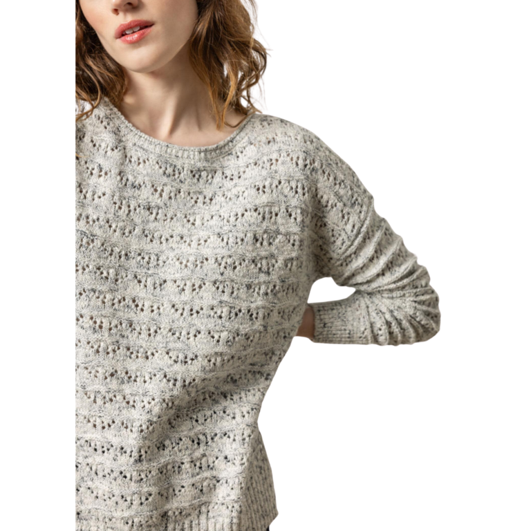 LILLA P LILLA P Pointelle Boatneck Sweater