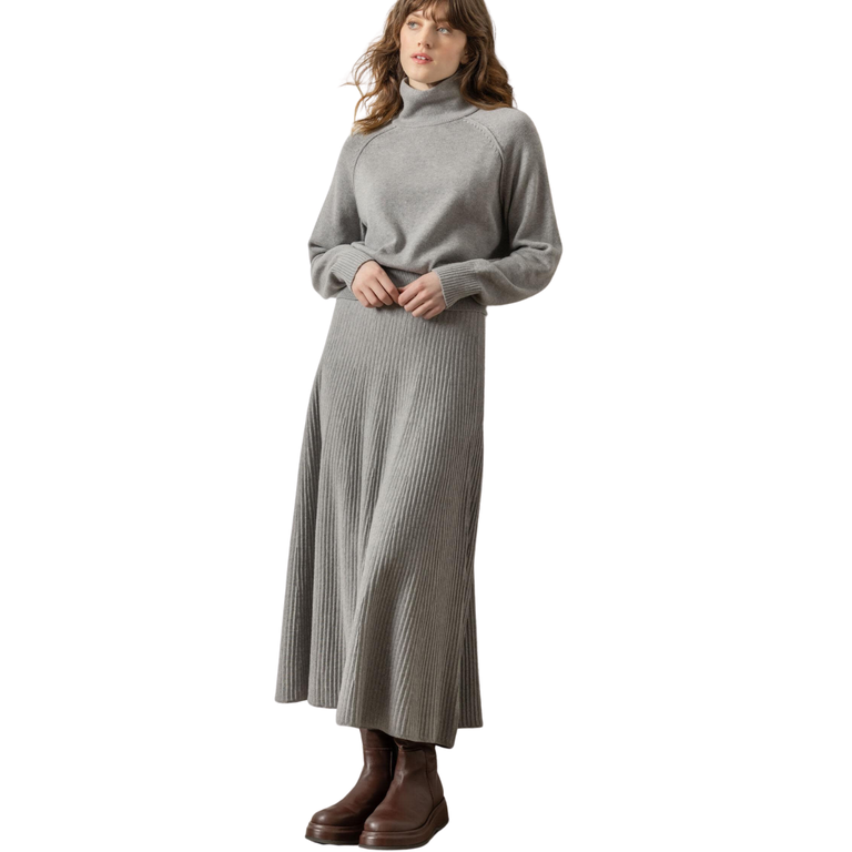 LILLA P LILLA P Flared Sweater Skirt