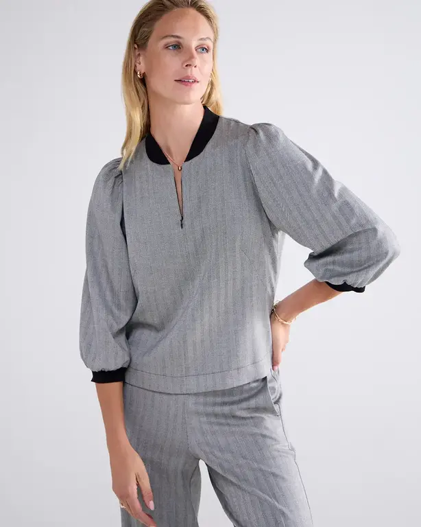 SUMMUM SUMMUM Herringbone Top,