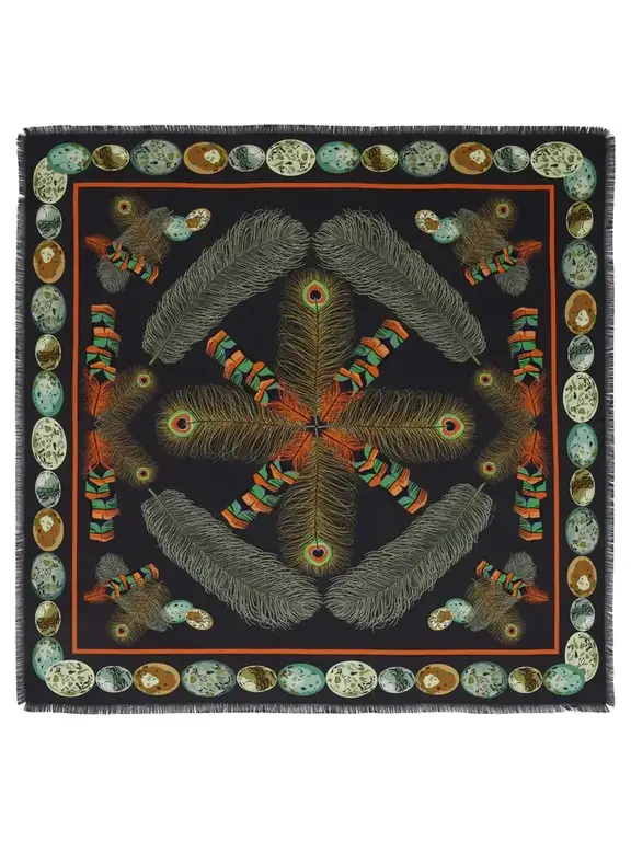 FRANCO FERRARI FRANCO FERRARI Double Printed Silk Scarf