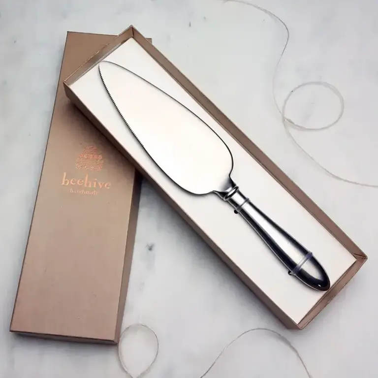 BEEHIVE HANDMADE BEEHIVE HANDMADE Pewter Heritage Wedding Cake Server