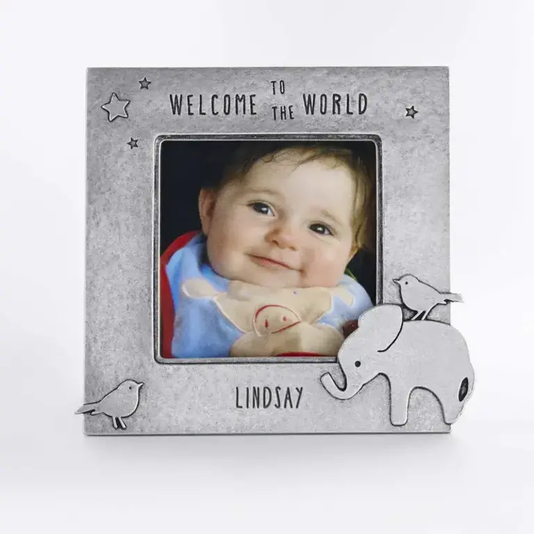 BEEHIVE HANDMADE BEEHIVE HANDMADE Pewter Elephant Picture Frame