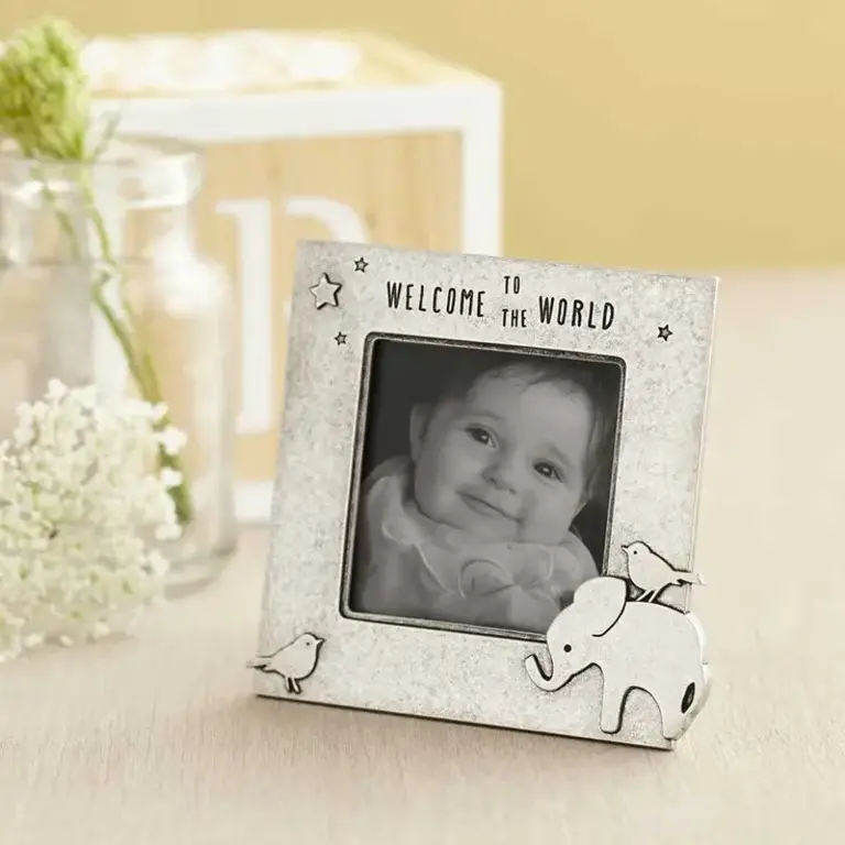 BEEHIVE HANDMADE BEEHIVE HANDMADE Pewter Elephant Picture Frame