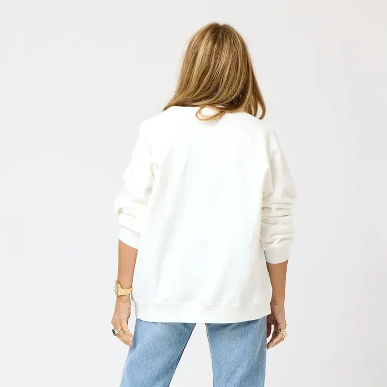 KERRI ROSENTHAL KERRI ROSENTHAL Benton Imperfect Heart Sweatshirt