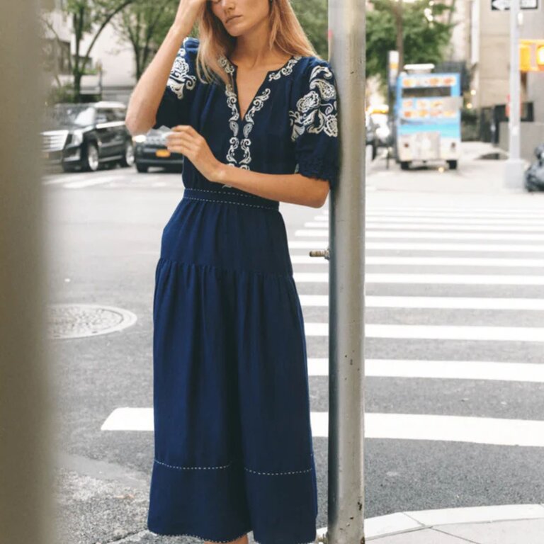 CARTOLINA NANTUCKET CARTOLINA NANTUCKET Lisette Midi Dress