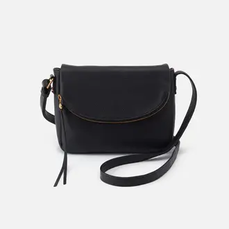 HOBO Fern Messenger Crossbody, Black