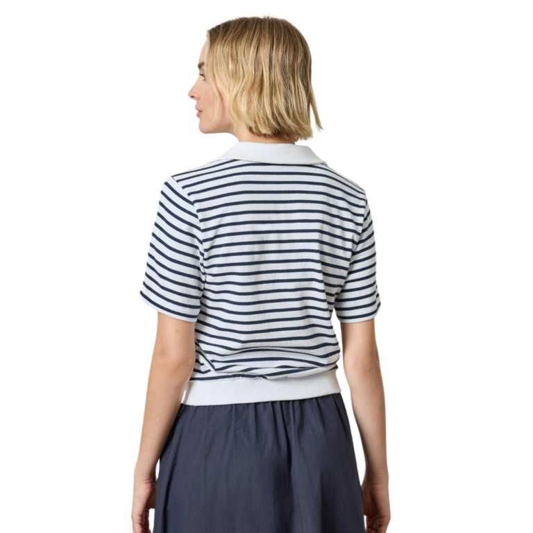 LILLA P LILLA P Stripe Polo Top