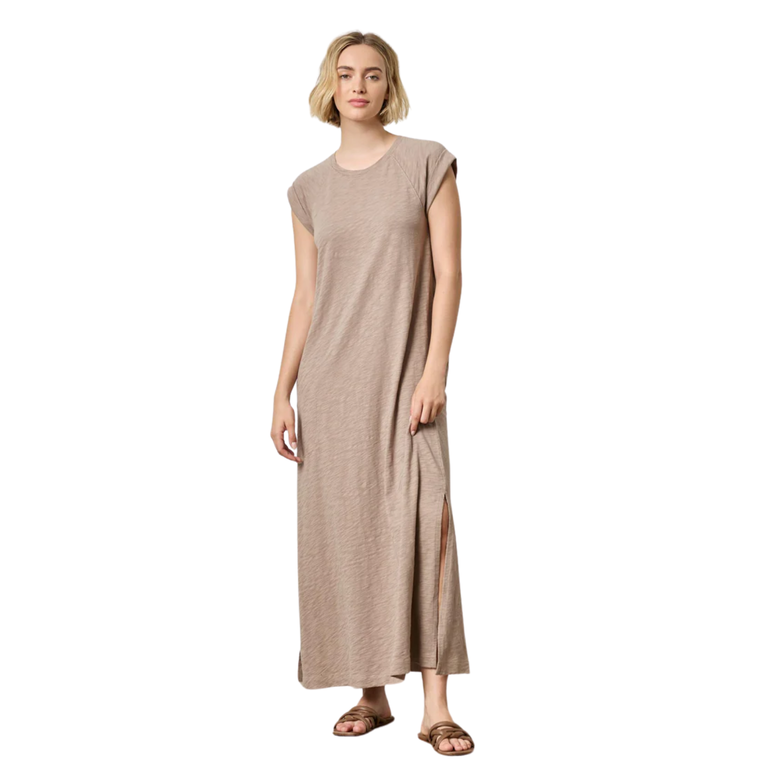 LILLA P LILLA P Saddle Sleeve Maxi Dress