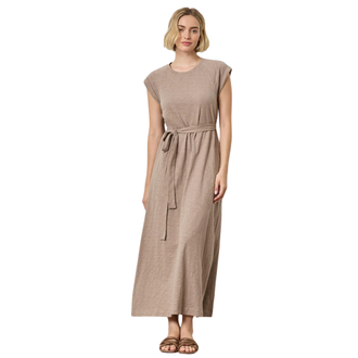 LILLA P Saddle Sleeve Maxi Dress