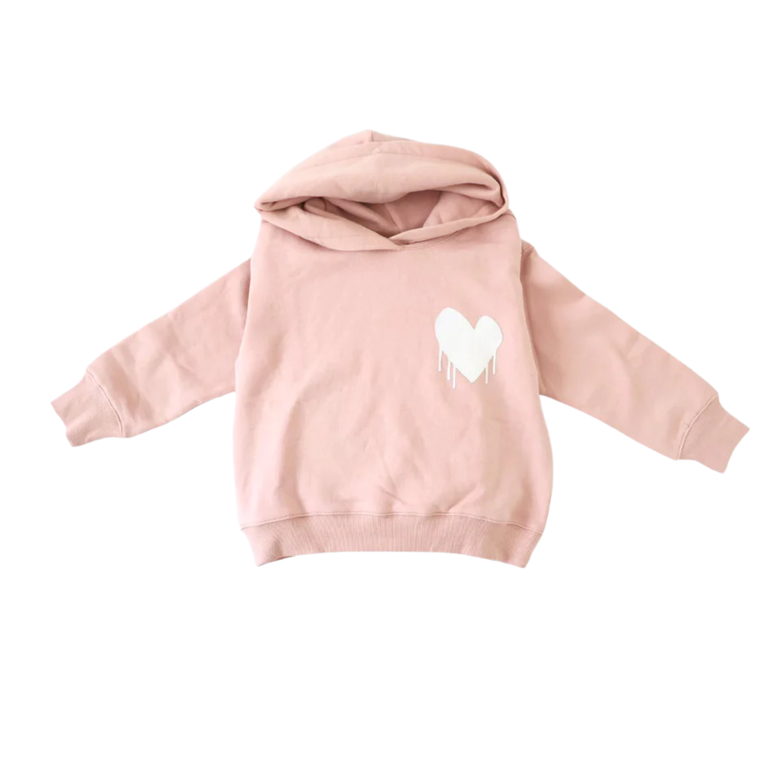 KERRI ROSENTHAL KERRI ROSENTHAL Kids Drippy Heart Hoody