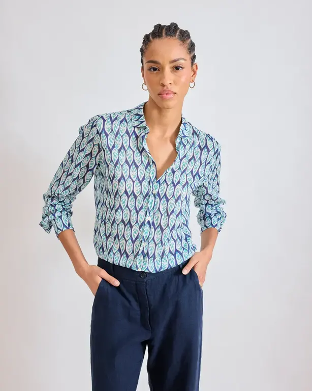 HARTFORD PARIS HARTFORD Corazon Woven Cotton Shirt