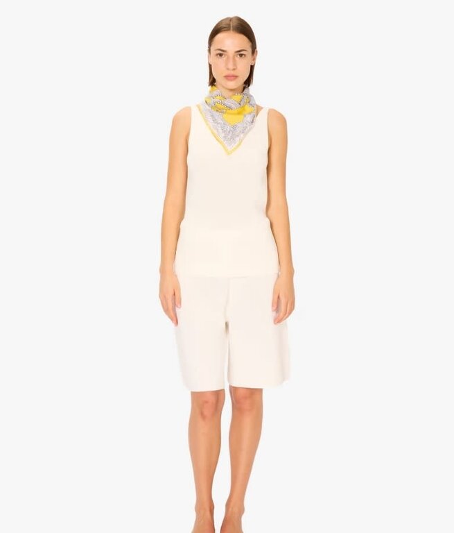 INOUI EDITIONS INNOUI EDITIONS Poseidon Square Scarf- Lemon