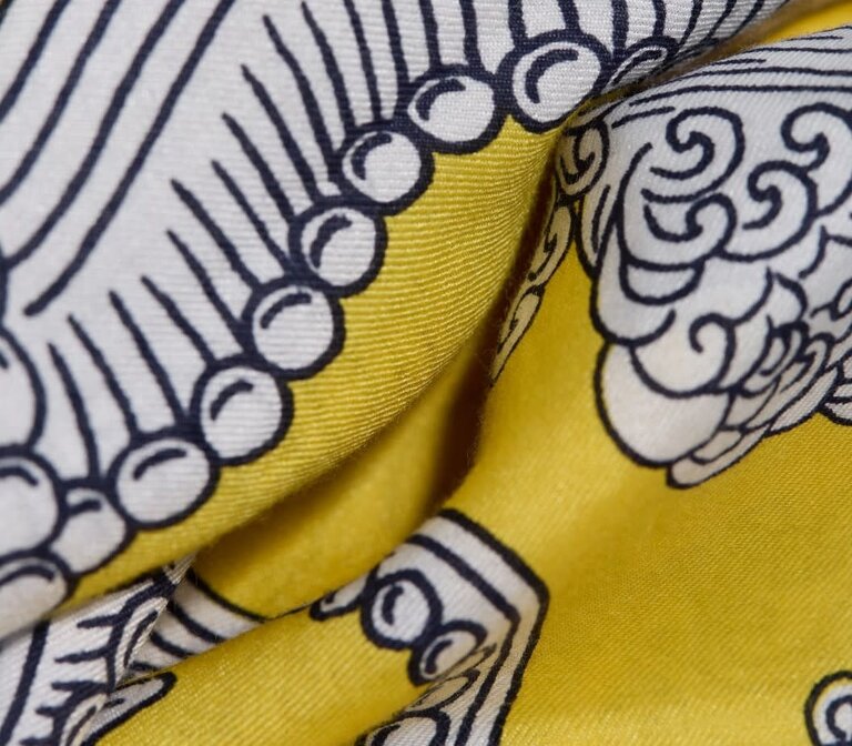 INOUI EDITIONS INNOUI EDITIONS Poseidon Square Scarf- Lemon